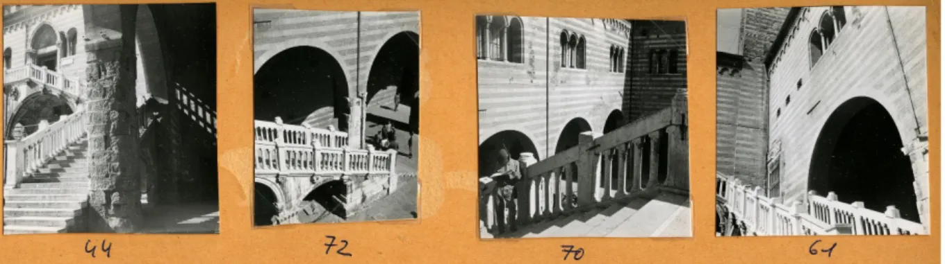 Fig. 12. Planche de contacts, détail, Vérone, années 1960, ALH.