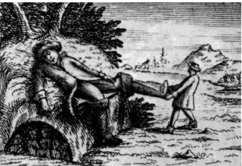 Fig. 6. Perrault, Le Petit Poucet, Paris, Veuve Barbin, 1707, pl. d'A. Clouzier, BnF. 