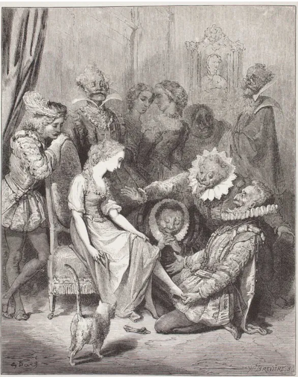 Fig. 3. The fitting of the little glass slipper; 