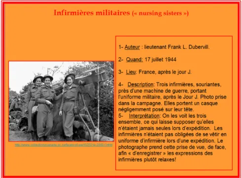 Figure 1. Exemple d’un exercice sur l’interface Google Document. Document iconographique et sa fiche  signalétique : Album 2008