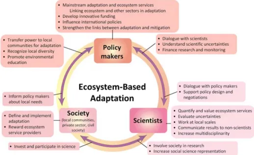 Fig. 1 Key messages to stakeholders related to ecosystem-based adaptation (EBA)