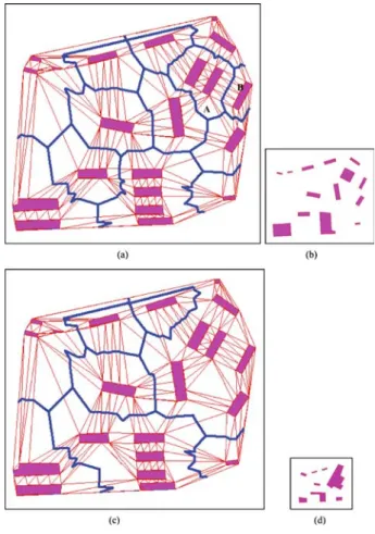 Fig. 7 Experiment 1 for building grouping and generalization (source map scale is 1:10,000):