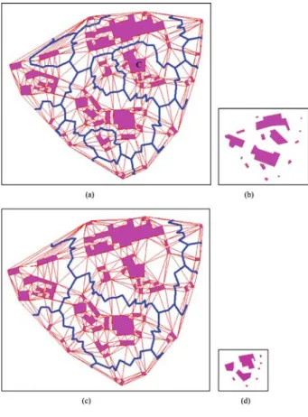 Fig. 8 Experiment 2 for building grouping and generalization (source map scale is 1:10,000):