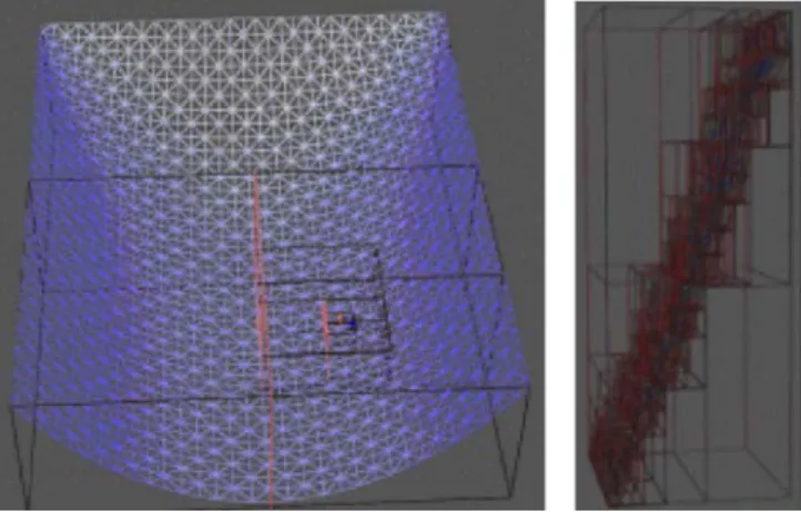 Fig. 8. List of touched boxes and the full hierarchy of bounding boxes.
