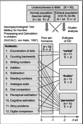 Fig. 4  Subtypes of developmental dyscalculia. 