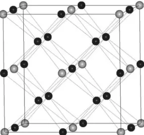 FIGURE 2 The projection of the unit cell of the martensitic β  1 phase in two directions