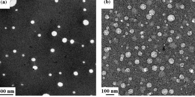 Figure 5 Pseudo-cloud point curves for various HBPs and modified HBPs in MSSQ as determined from optical microscopy and TEM of films cast from BuOH solution (10 wt% solids content) and stained with RuO 4 (the films were heterogeneous in the region below th