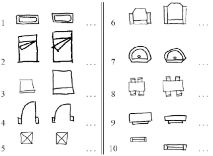 Fig. 2. Samples from the CVC dataset composed of 3000 binary 2D shapes (300 classes) representing various hand-drawn patterns.