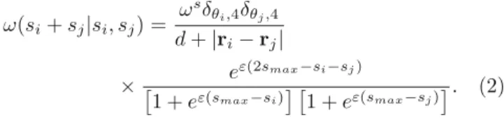 Table 3 in Section 4.1 will list those together with their respective value, i.e. the expected number of transitions per time unit.