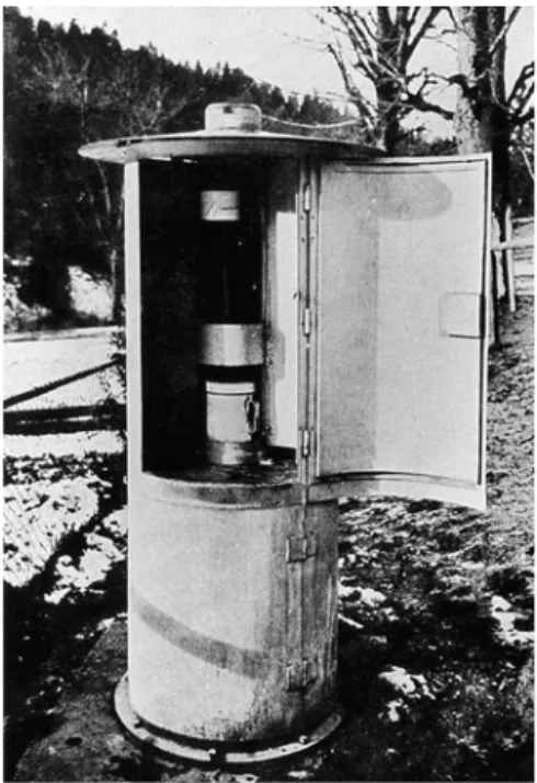 Fig. 4 Rain gauge at Kurzeneialp, Sperbelgraben (from Engler 1919)