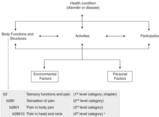 Fig. 1 The biopsychosocial perspective of functioning, disability, and health and the ICF classification