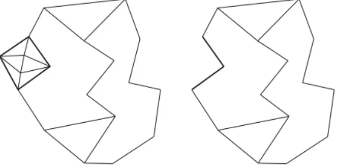 Figure 4: Removing a loose disk to get a tight pair of pants