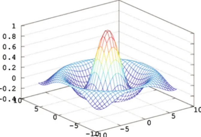 Fig. 7 Output of a demo script displaying a real function of two variables