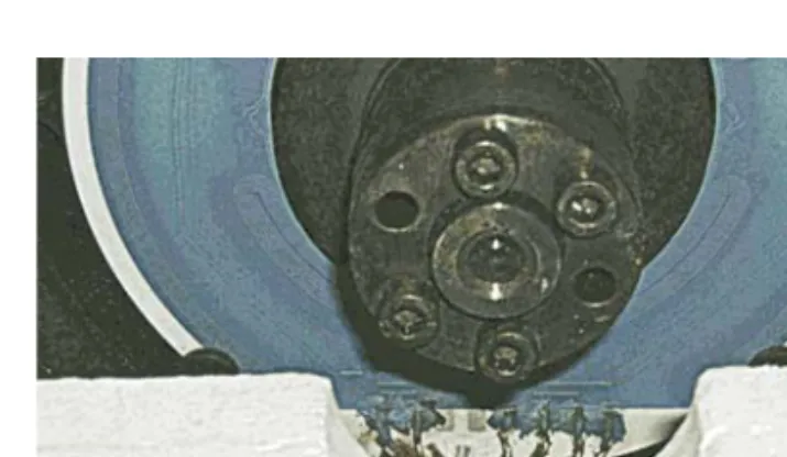 Figure 7. Jet engine AMB sen- sen-sor mounted on the rotor (Burdet 2006).