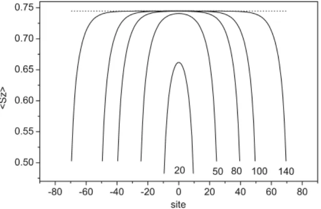 FIGURE 7 The site dependence of  S i z 