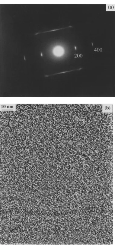 Figure  13b  shows  a  typical  lattice  image  of a  thin  sPP  film  obtained  using  the  E M   430  ST, showing  (2 0 0)  lattice  fringes  with  a  spacing  of 0.72  nm