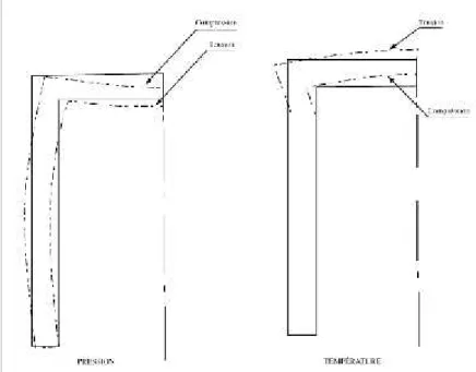 Figure IV.1 : déformations et contraintes mécaniques au sein d’un piston