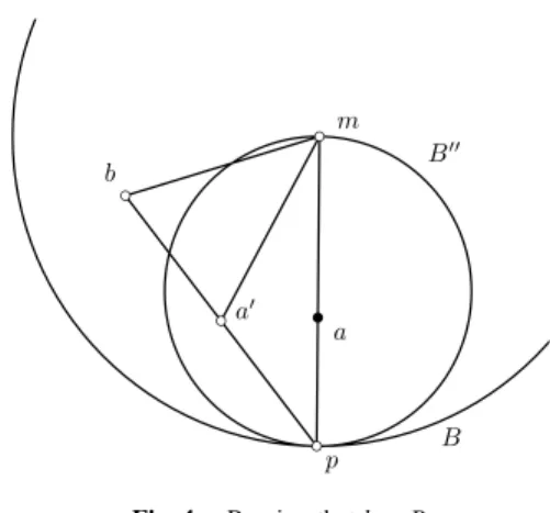 Fig. 4. Proving that b ∈ B.