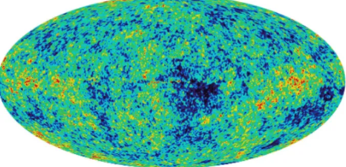 FIGURE 1 Full-sky map of the CMBanisotropies measured by WMAP (courtesy of the WMAPscience team: