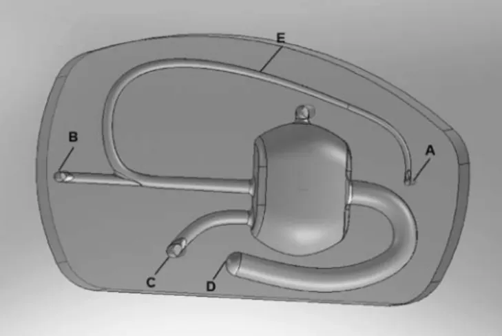 Fig. 1 The physiological flow phantom simulating aortic enhance- enhance-ment of a 70-kg adult