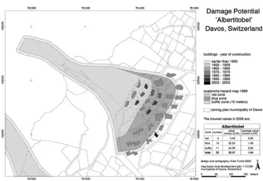 Figure 8. This ﬁgure of the test site ‘‘Albertitobel’’/Davos demonstrates the method used