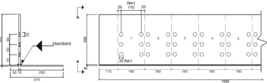 Fig. 3 Specimen dimensions and fabrication method