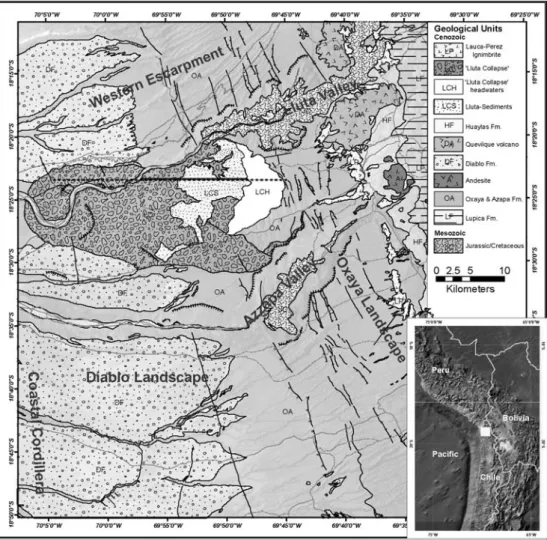 Fig. 2 Map showing overview of geological setting