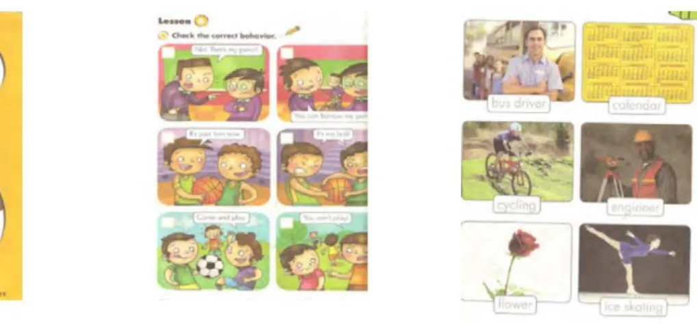 Figure 2.4. Elements showing gender bias in textbook two  (Retrieved from Juarez, 2013, p