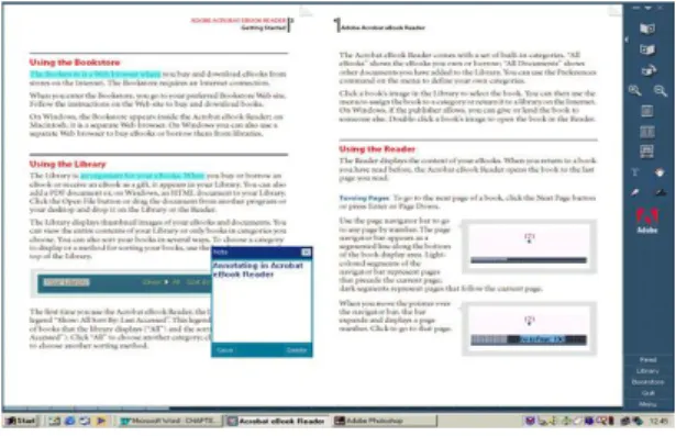 Figure 1.1:  Acrobat eBook Reader 