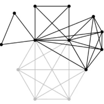 Fig. 7. Adding a fan to K 6 on three vertices.