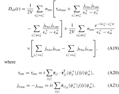 FIG. 7. Two-dimensional model: Spreading of two-point density- density-density correlations in a nonequilibrium system after an instantaneous interaction quench from U = 9 to U q = 2 starting from an  equi-librium system at temperature T = 0.1 (top row)