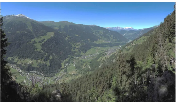 Figure 1 : Panorama du Val de Bagnes