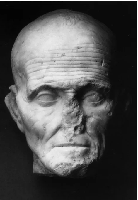 Fig. 1 . Marbre, relief funéraire (H. 25 cm). Fin de l’époque augustéenne.