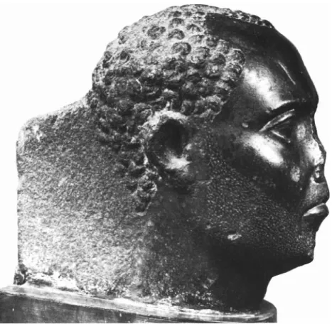 Fig. 2 . Basalte noir. (H. 34 cm). 80 - 50 av. J.-C. Alexandrie, Musée gréco- gréco-romain, 3204 