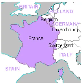 Figure 2 - French-speaking Europe 