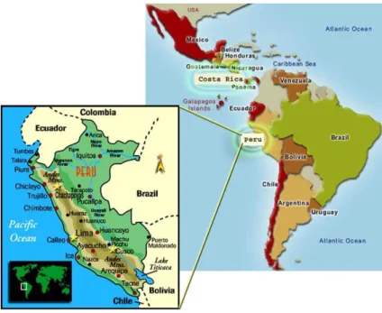 Figure 4 - Peru in South America 