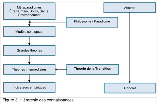 Figure 3. Hiérarchie des connaissances 