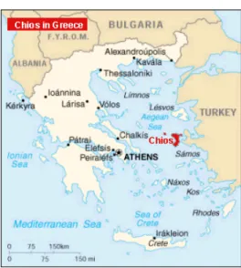 Abbildung 1: Karte Chios 