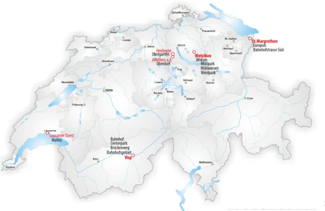 Figure 5: Case selection – Map 