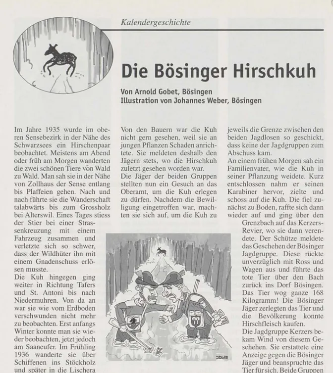 Illustration von Johannes  Weber, Bösingen
