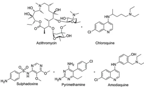 Fig. 3. Structures of clinical combination chemoprotectants.