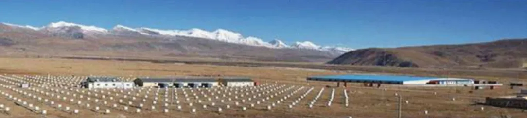 Figure 5. Virtual image of the Large High Altitude Air Shower Observatory (LHAASO) project in Tibet.