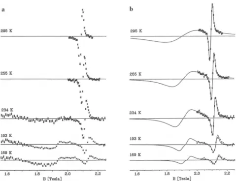 Fig. 2. a) ALC-//SR spectra obtained with a nominal monolayer of benzene adsorbed on