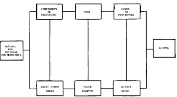 FIG. 2. Values and needs in the determination of environmental priorities.