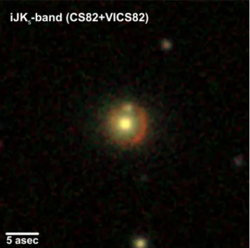 Figure 1. The colour composite image of 9io9 that was presented to online visitors to SPACE WARPS 
