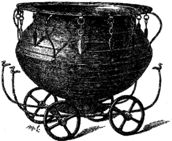 FIGURE  2.  The wheeled cauldron from  Skallerup. 