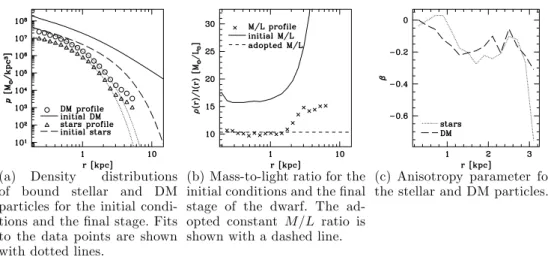 Figure 1. Properties of the simulated dwarf galaxy.