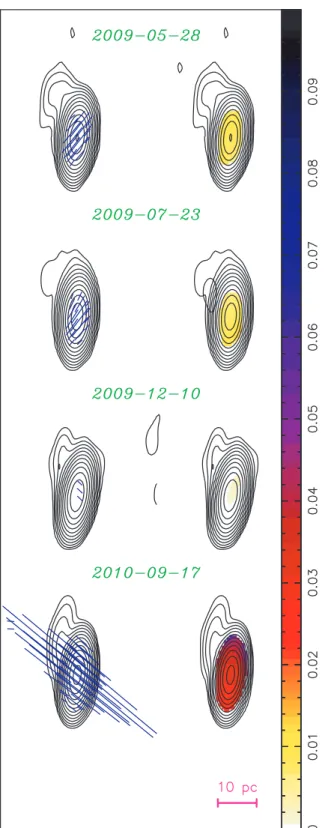 Figure 4. Spectral evolution at radio frequencies as measured by RATAN- RATAN-600 (2010 August 13–29) and Effelsberg (all the remaining measurements).