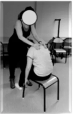 Figure 2 : Les positions du soignant et du soigné au cours du jeu de rôle 