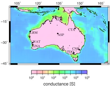Figure 1. Conductance map showing non-uniform thin surface layer em- em-ployed in this study